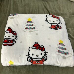Queen Hello Kitty Christmas Blanket